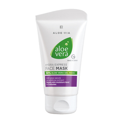 LR Aloe Vera Face Care zklidňující a hydratační maska ​​50% Aloe Vera Bio Wild Rose Extract 75 ml